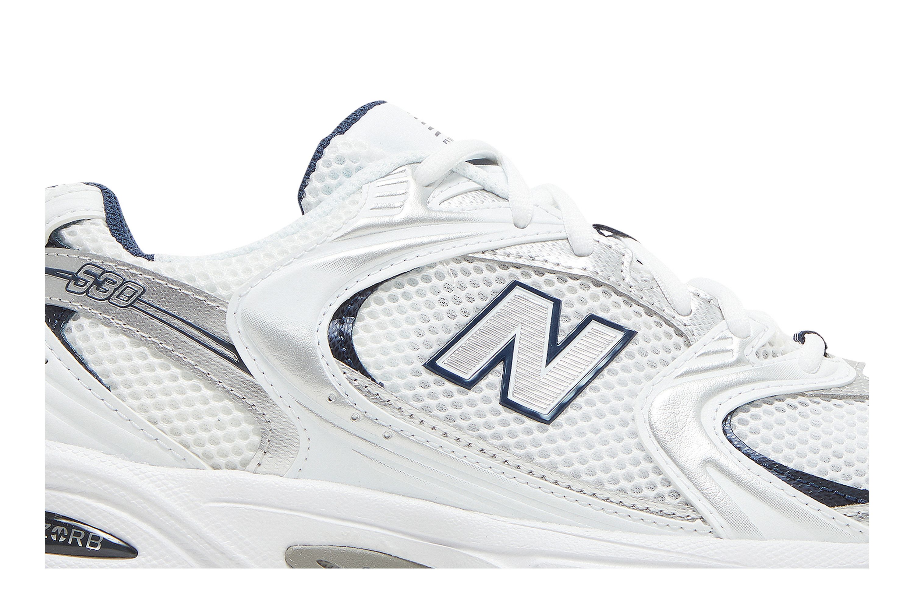 Shop New Balance 530 'Blanco Plata Azul Marino' MR530SG