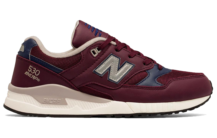 Order New Balance 530系列 減震防滑 低筒跑步鞋 酒紅色