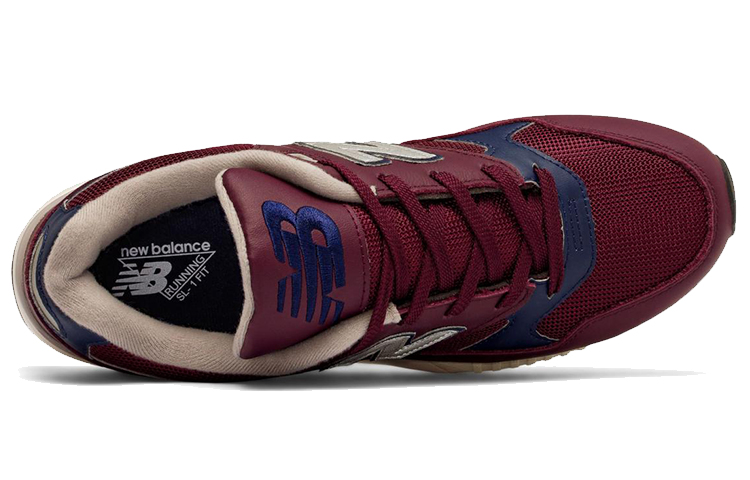 Lookbook New Balance 530系列 減震防滑 低筒跑步鞋 酒紅色