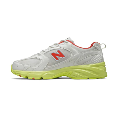 NB 530 White Volt Orange