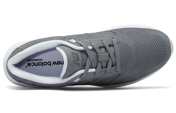 Lookbook New Balance 530系列 輕便透氣 簡約休閒跑步鞋 深灰色