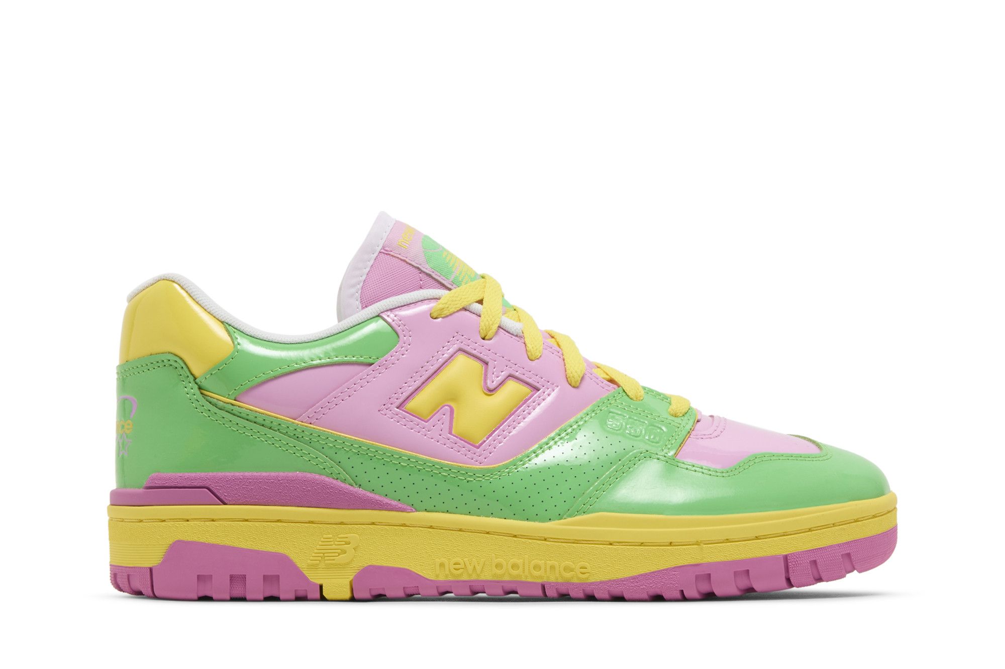New Balance 550 'Patent Pack - Pink Yellow Green' BB550YKA