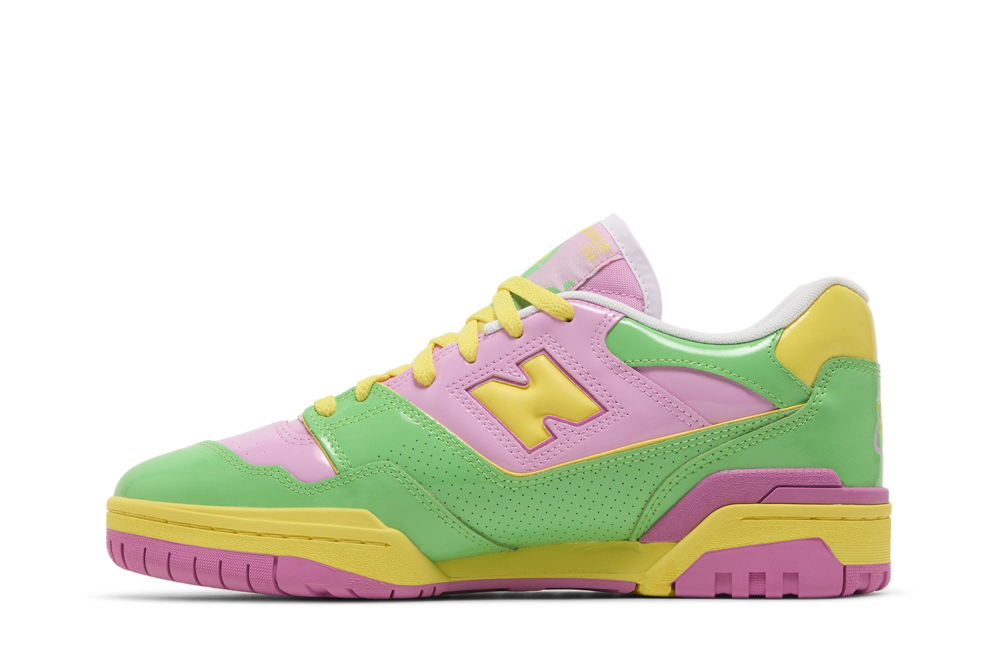 Lookbook New Balance 550 '專利系列 - 粉紅 黃色 綠色' BB550YKA