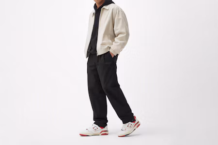 Order New Balance NB 550 "復古紅" 防滑 低筒 復古籃球鞋 男女款 白紅色