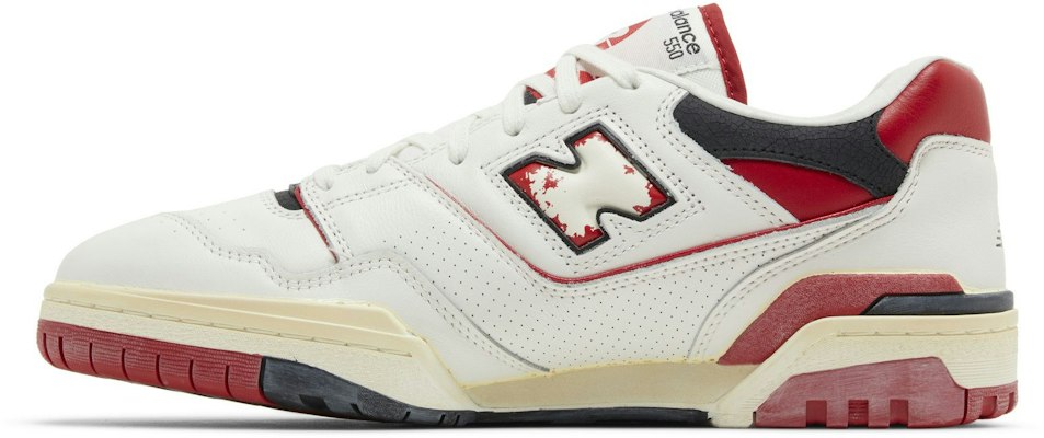 New Balance NB 550 "復古紅" 防滑 低筒 復古籃球鞋 男女款 白紅色 Shop New Balance NB 550 "復古紅" 防滑 低筒 復古籃球鞋 男女款 白紅色