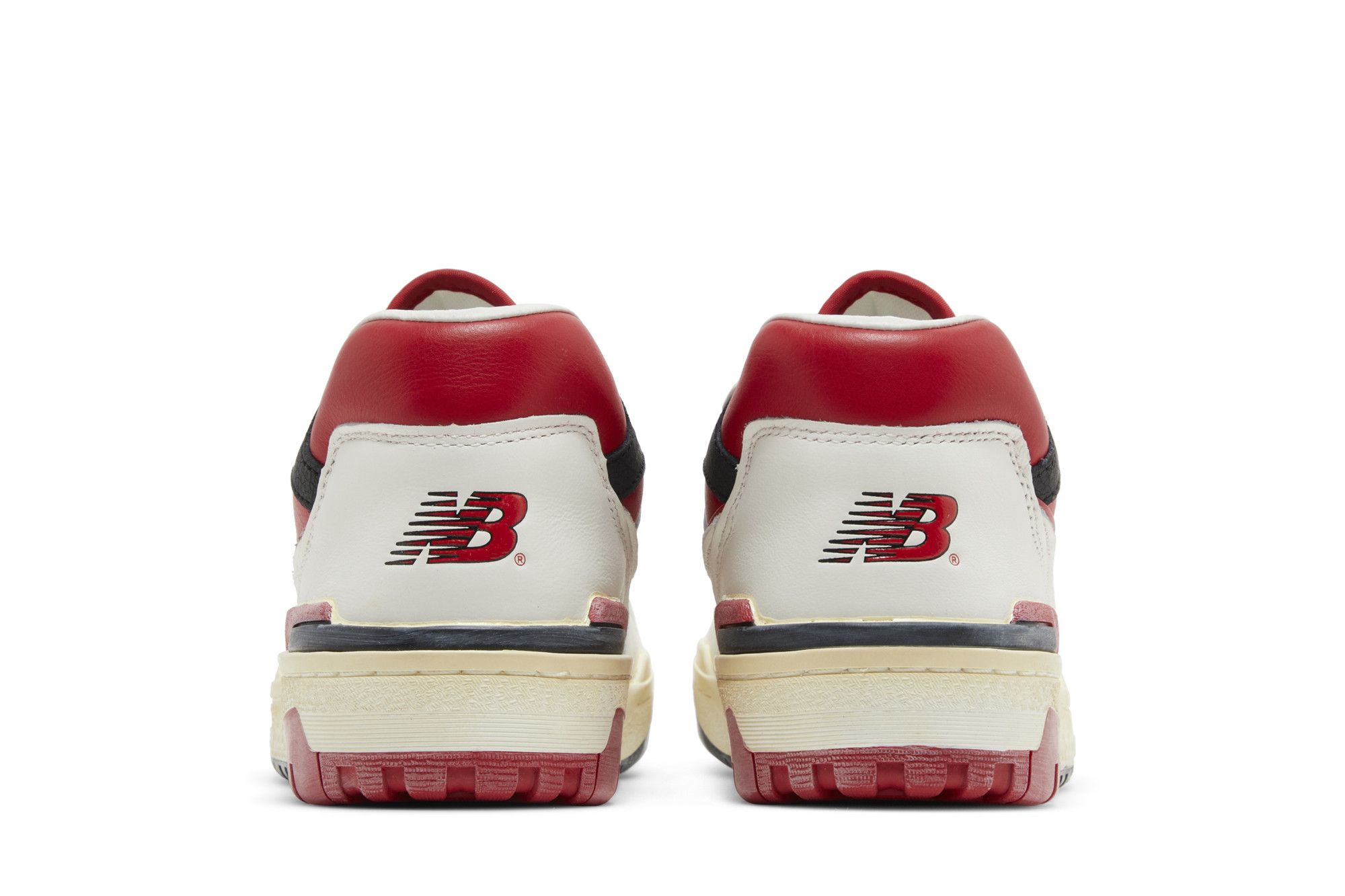 Sizing New Balance NB 550 "復古紅" 防滑 低筒 復古籃球鞋 男女款 白紅色