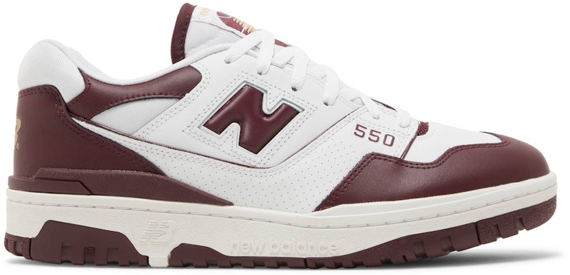 New Balance 550 White Burgundy BB550BZ1 BB550BZ1 Novelship
