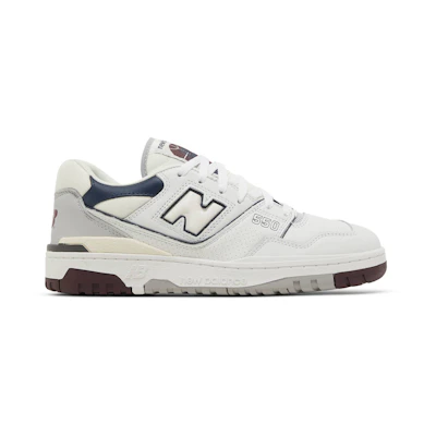 NB 550 'White Indigo Burgundy'