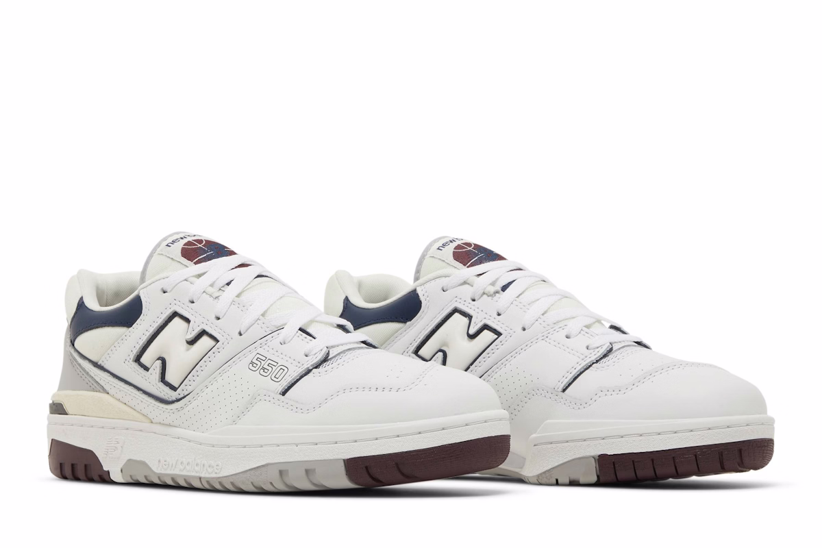 New Balance 550 'White Indigo Burgundy' BB550PWB