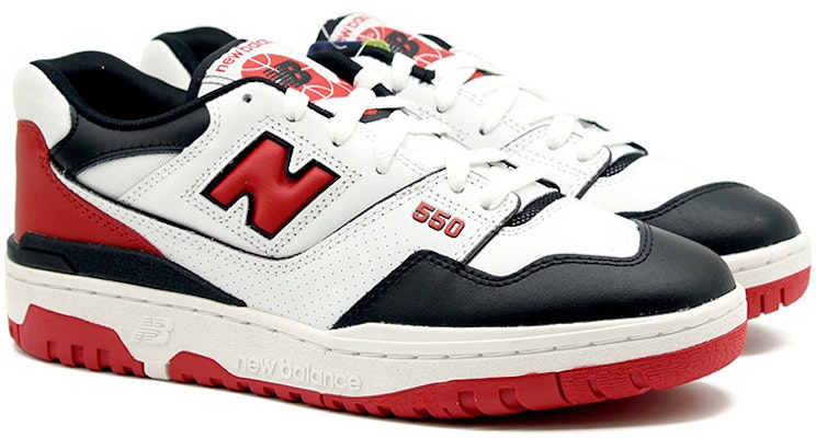 New Balance 550 'Putih Merah Hitam' BBB550HR1 Lookbook New Balance 550 'Putih Merah Hitam' BBB550HR1