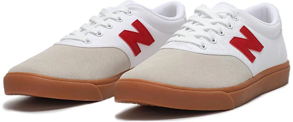 New Balance NB 55 防滑耐磨 低筒 布鞋 男女通用 灰白色 Lookbook New Balance NB 55 防滑耐磨 低筒 布鞋 男女通用 灰白色