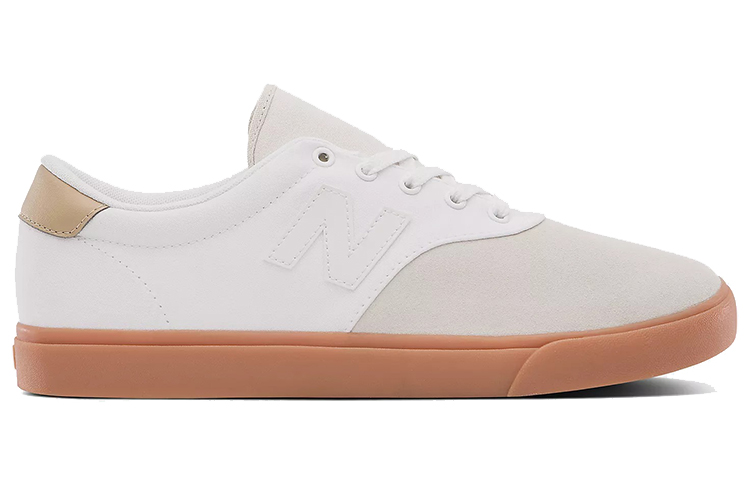 Order New Balance 55系列 v1 透氣耐磨防滑 低筒休閒板鞋 白色