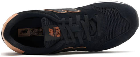 Lookbook New Balance NB 565 低筒 跑步鞋 男女款 黑色 D寬