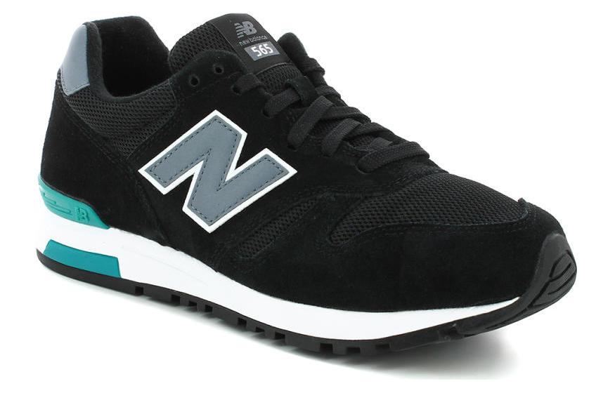 Lookbook New Balance NB 565 復古百搭 休閒 低幫 跑步鞋 男款 黑綠色