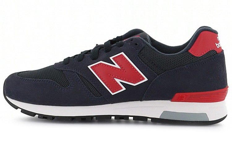 New balance 565 grey top red