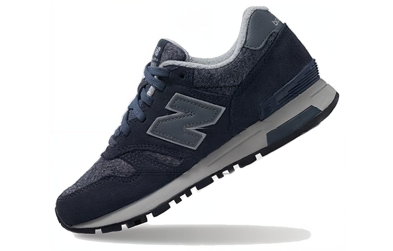 Lookbook New Balance NB 565 低筒 跑步鞋 男女款 海軍藍色