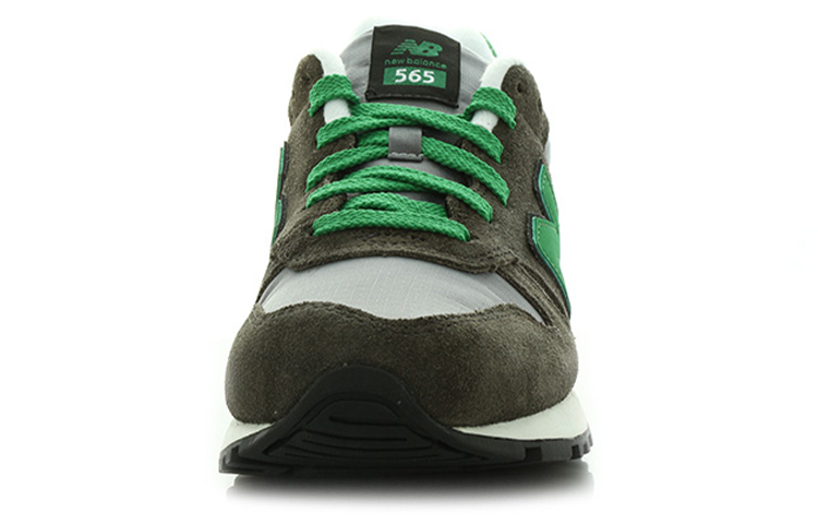 Shop New Balance NB 565 低幫 跑步鞋 男款 灰綠色