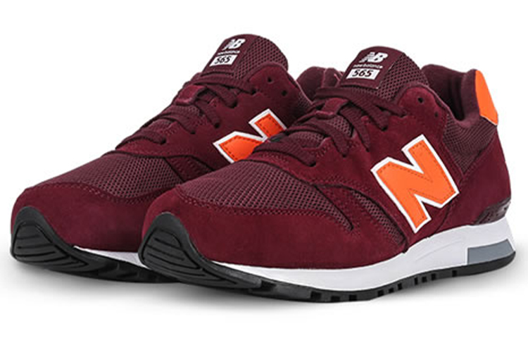 Order New Balance 565 Low-Top Rot ''Burgundy'' Sneakers ML565WO
