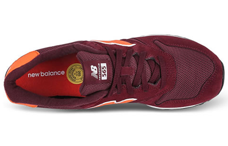 Lookbook New Balance 565 Low-Top Rot ''Burgundy'' Sneakers ML565WO