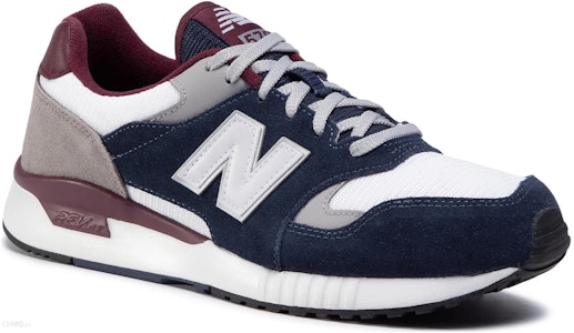 New Balance 570 Biru/Merah 'Abu-Abu' ML570ATW Lookbook New Balance 570 Biru/Merah 'Abu-Abu' ML570ATW