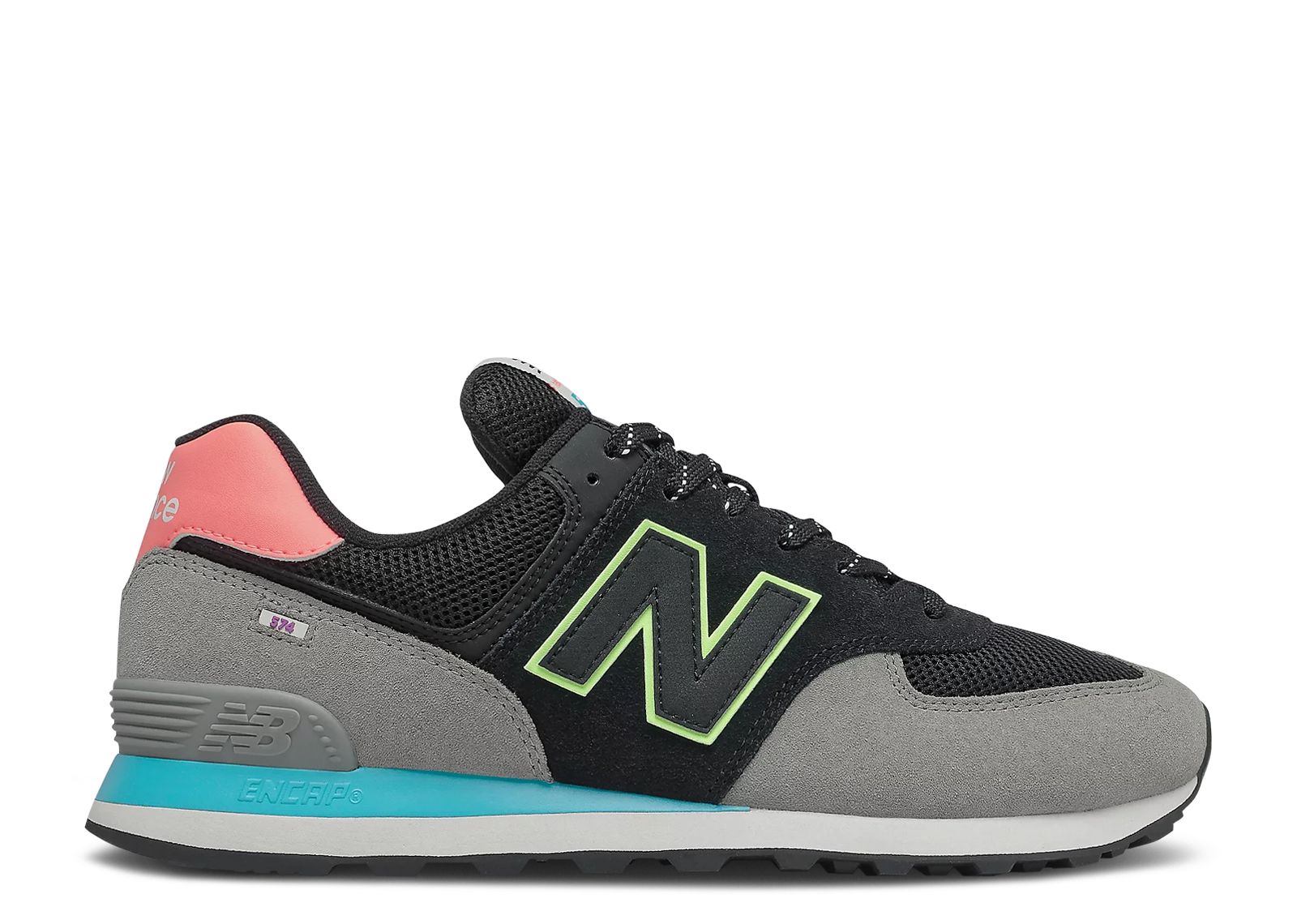 Buy New Balance 574 4E Wide 'Hitam Paradise Pink' ML574UD2-4E