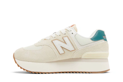 (Women) New Balance 574+ 'Turtledove Vintage Teal'