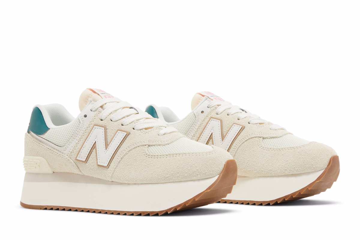 (Women) New Balance 574+ 'Turtledove Vintage Teal'