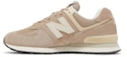 Lookbook New Balance 574 'Beige' Lelaki/Wanita Beige Kasual Sneakers U574WO2