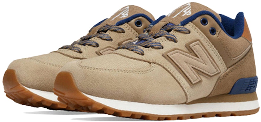 大童 New Balance 574系列 低幫跑步鞋 淺咖棕 Lookbook 大童 New Balance 574系列 低幫跑步鞋 淺咖棕