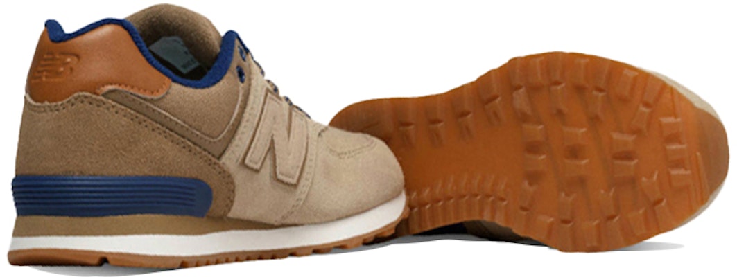 大童 New Balance 574系列 低幫跑步鞋 淺咖棕 Shop 大童 New Balance 574系列 低幫跑步鞋 淺咖棕