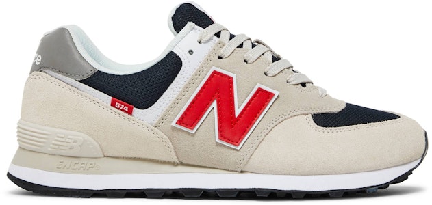 New Balance 574 'Beige Red Blue' ML574SJ2 Buy New Balance 574 'Beige Red Blue' ML574SJ2
