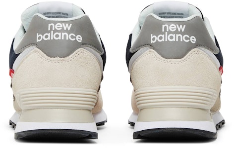 New Balance 574 'Beige Red Blue' ML574SJ2 Details for New Balance 574 'Beige Red Blue' ML574SJ2