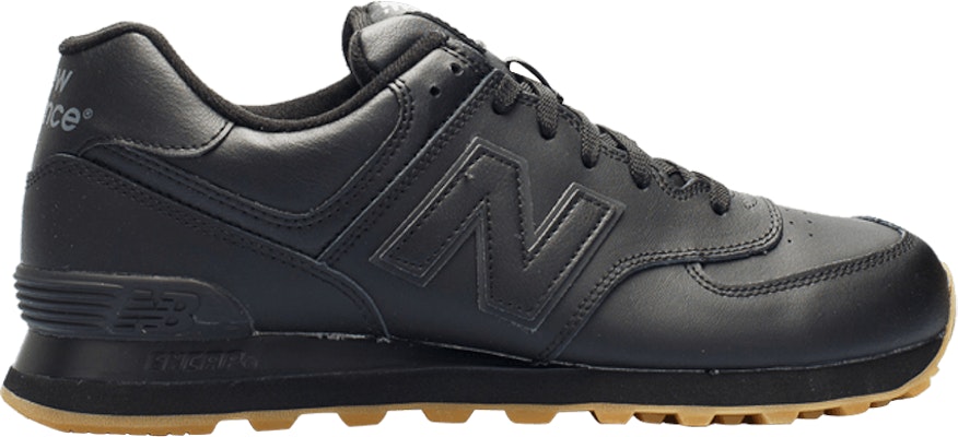 新百伦 NB 574 皮革 耐磨防滑 低帮 跑步鞋 男款 黑色 Buy 新百伦 NB 574 皮革 耐磨防滑 低帮 跑步鞋 男款 黑色