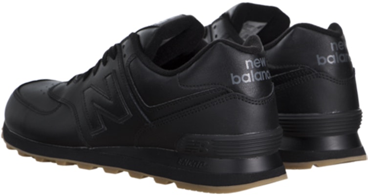 新百伦 NB 574 皮革 耐磨防滑 低帮 跑步鞋 男款 黑色 Lookbook 新百伦 NB 574 皮革 耐磨防滑 低帮 跑步鞋 男款 黑色