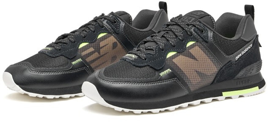 New Balance 574 'Black Bleached Lime Glow' ML574IDC Lookbook New Balance 574 'Black Bleached Lime Glow' ML574IDC