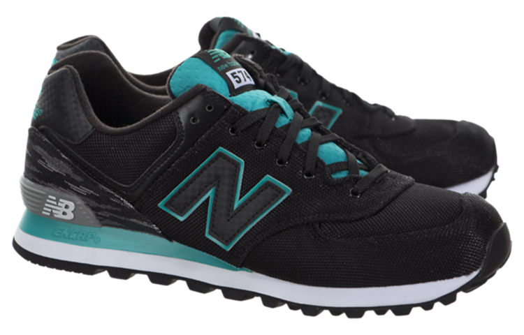 Order 新百伦 574系列 舒適耐磨跑步鞋 黑綠色