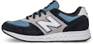 Buy ニューバランス574 ブラック/グレー/ブルー MFL574CP