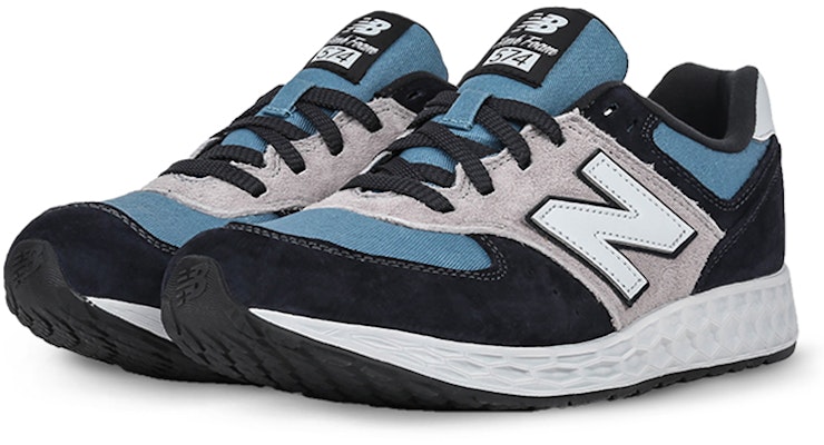 ニューバランス574 ブラック/グレー/ブルー MFL574CP Lookbook ニューバランス574 ブラック/グレー/ブルー MFL574CP