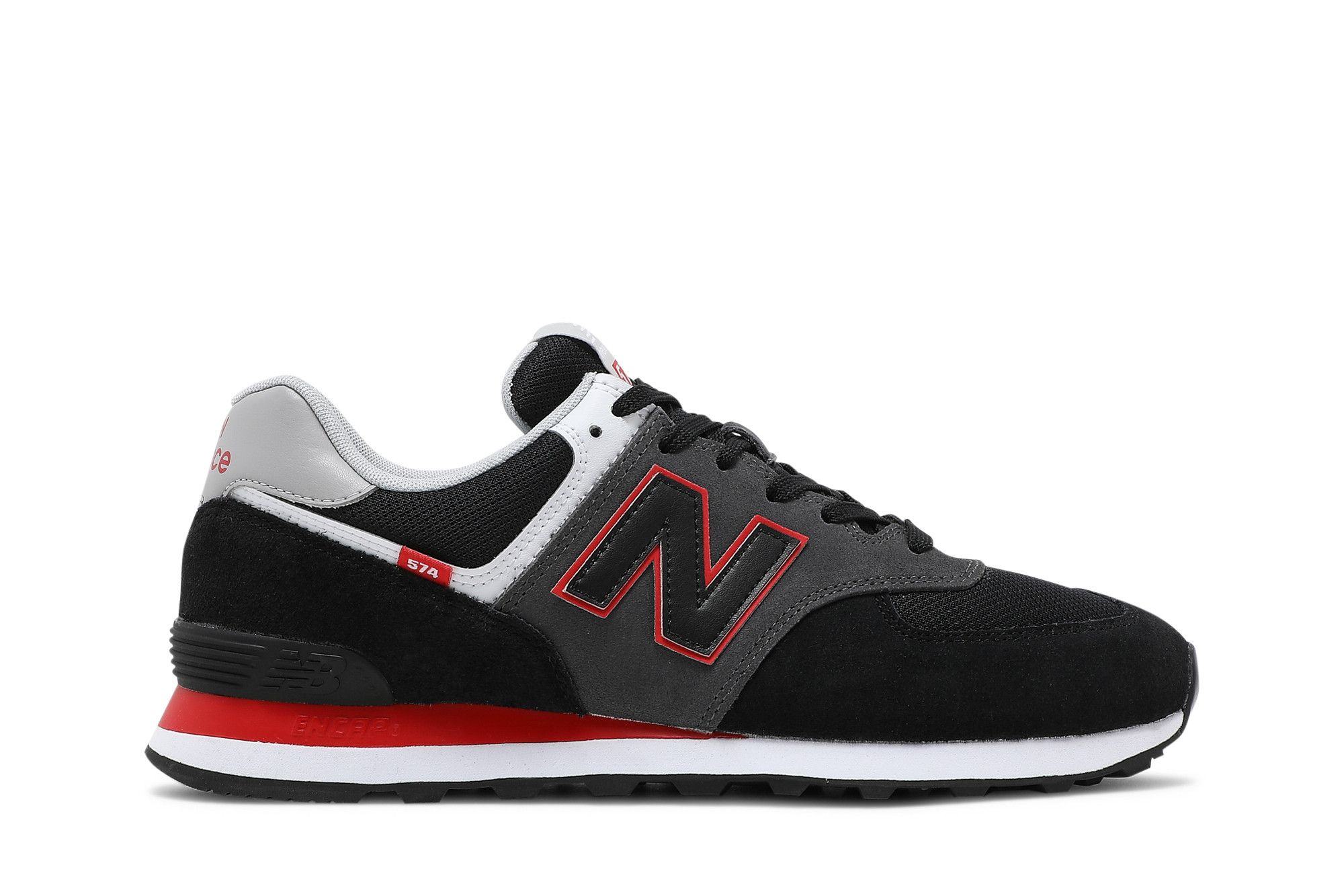 Buy New Balance 574 'Black Velocity Red' ML574SM2