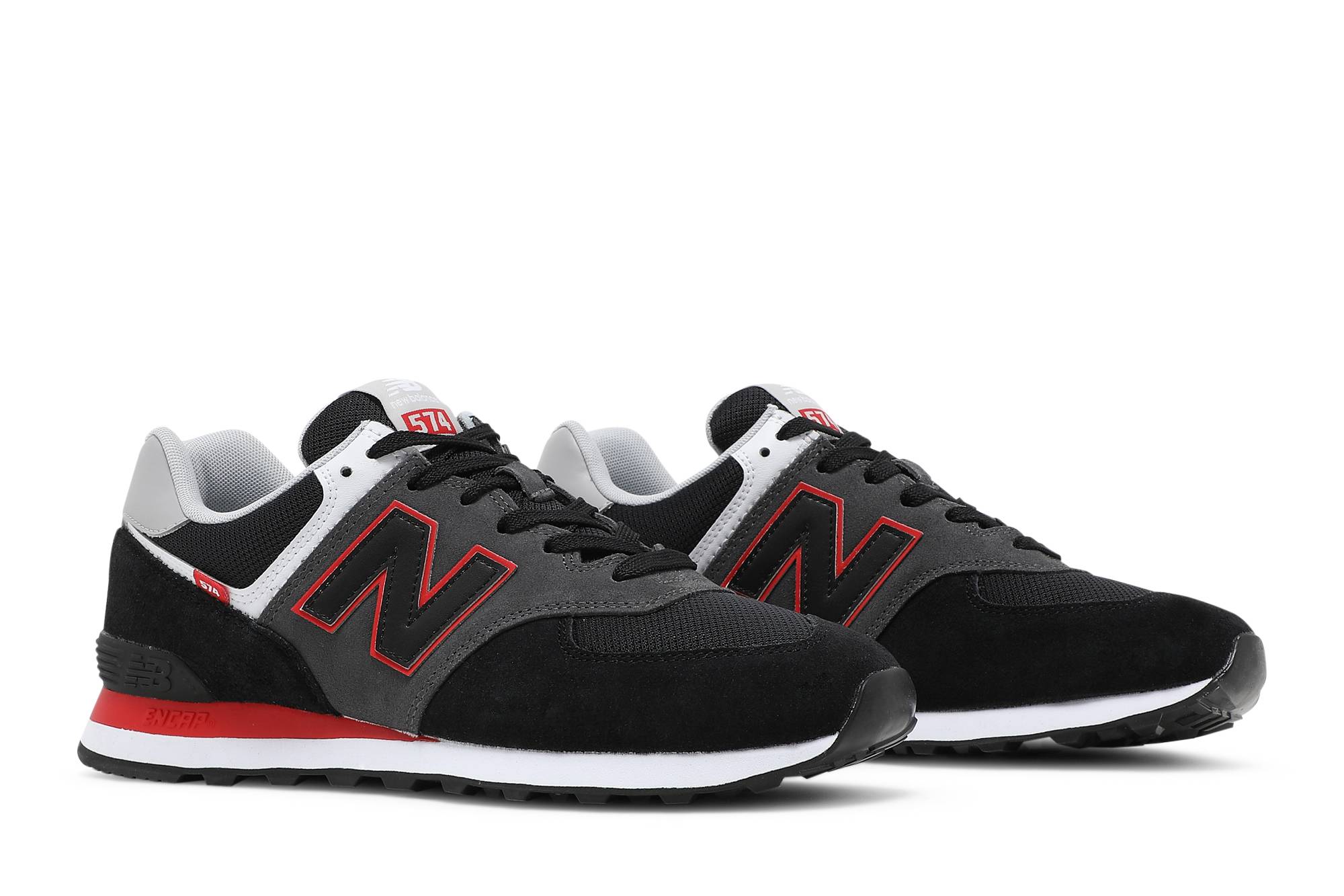 Cheap New Balance 574 '黑色疾速紅' ML574SM2