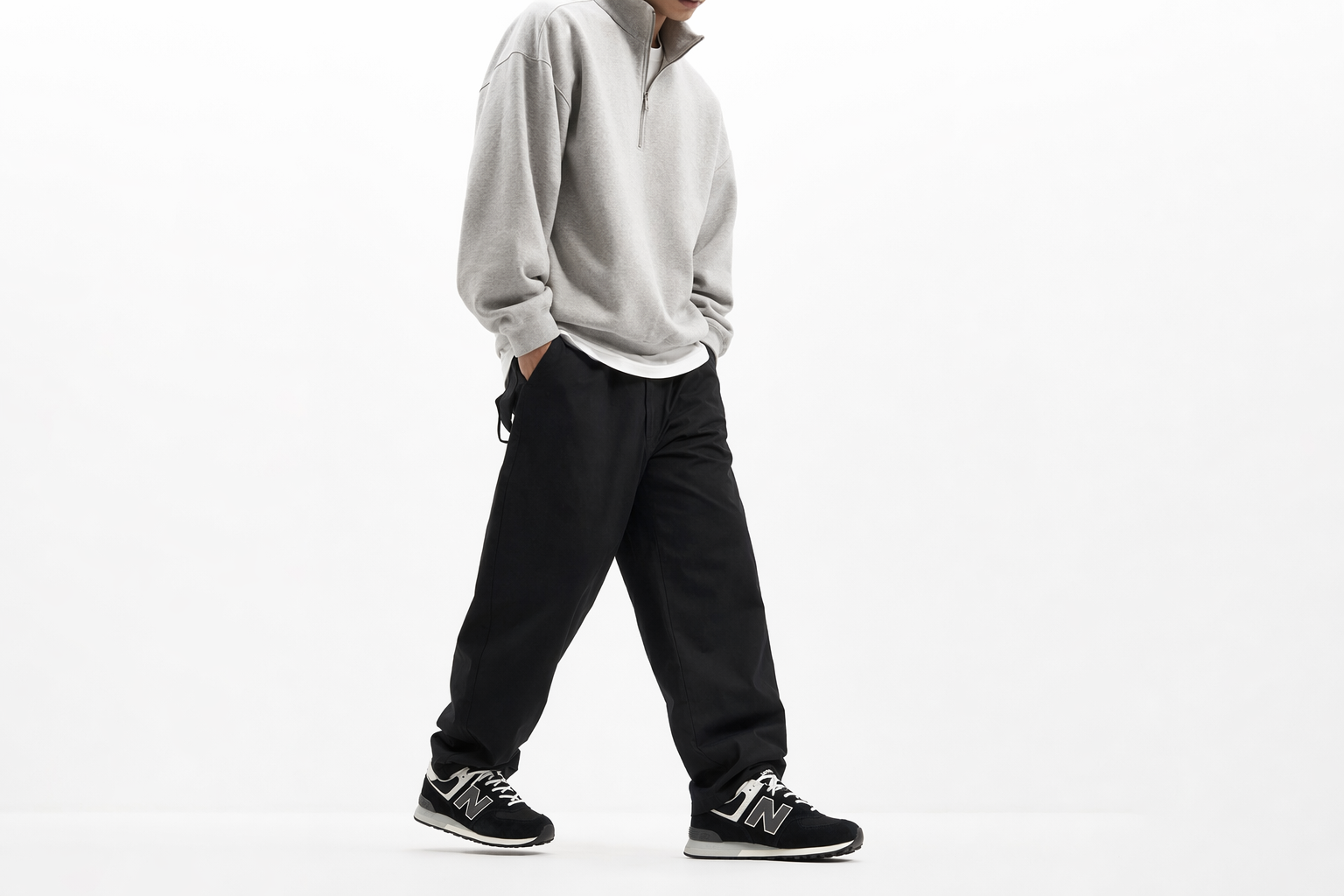 Order New Balance 574 'Negro Blanco' U574BK2