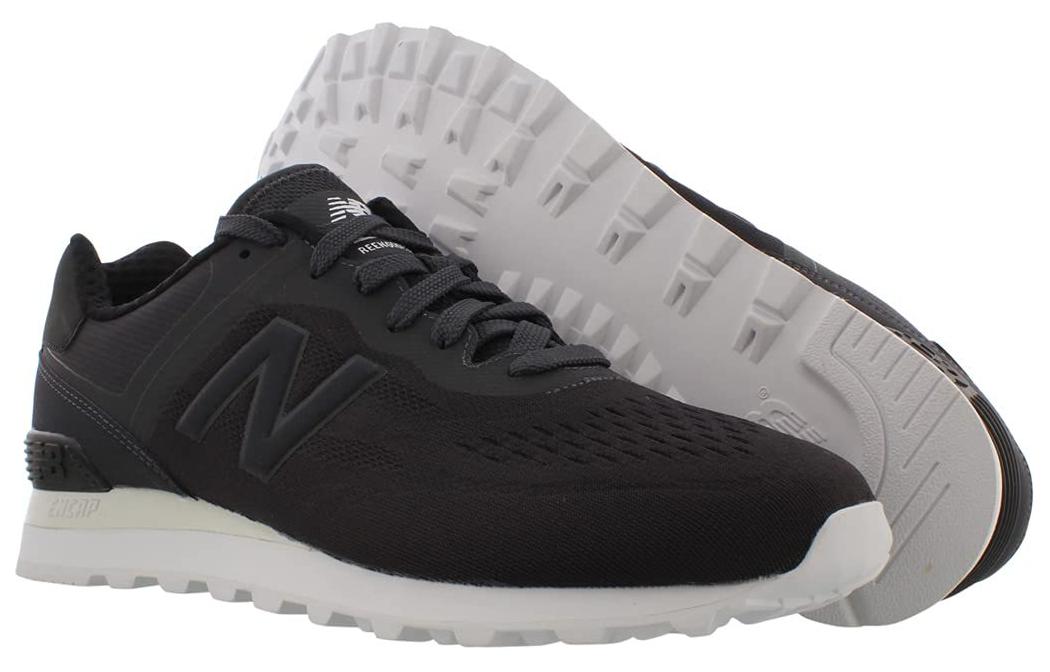 Shop New Balance NB 574 低筒 跑步鞋 男女款 黑色