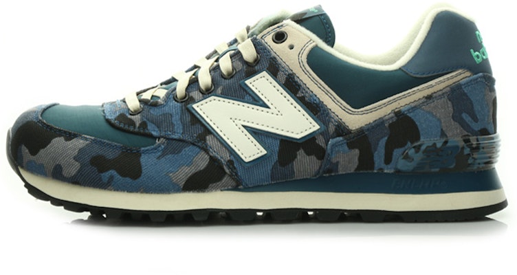 New Balance 574系列 復古低幫跑步鞋 男女同款 藍色 迷彩色 Buy New Balance 574系列 復古低幫跑步鞋 男女同款 藍色 迷彩色