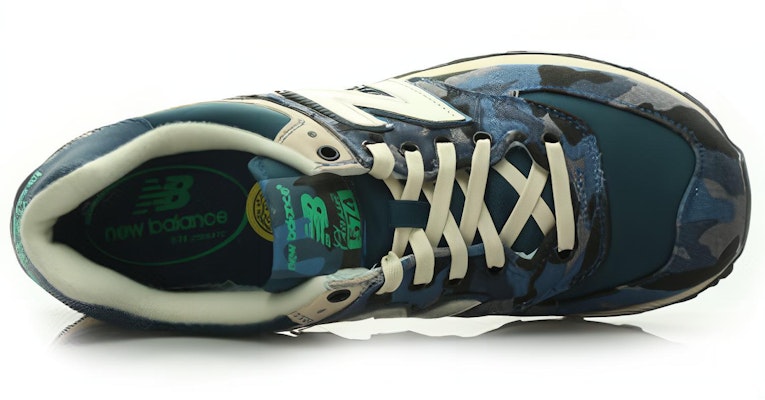 New Balance 574系列 復古低幫跑步鞋 男女同款 藍色 迷彩色 Lookbook New Balance 574系列 復古低幫跑步鞋 男女同款 藍色 迷彩色
