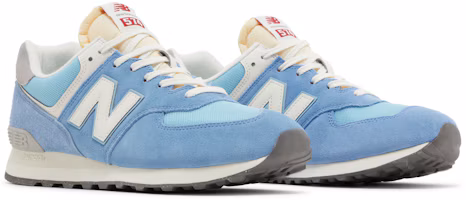 Cheap New Balance NB 574 透氣百搭 減震防滑 低筒 生活休閒鞋 男女同款 藍色