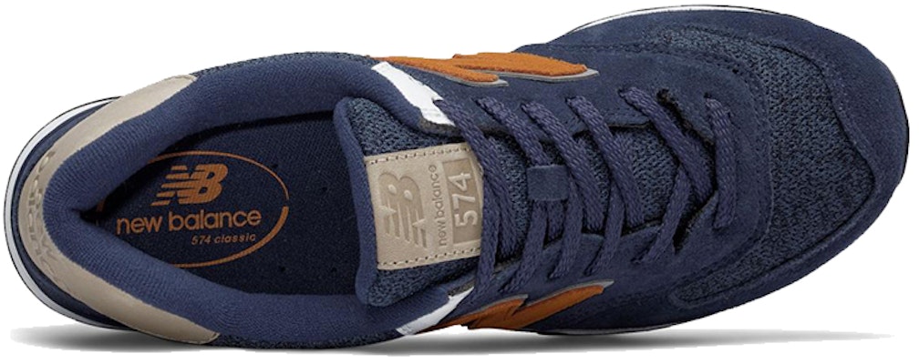 New Balance 574 Series Classic Blue 'Brown' ML574VAK Lookbook New Balance 574 Series Classic Blue 'Brown' ML574VAK