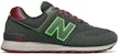New Balance 574 'Dark Olive Energy Lime' - Zaitun Gelap Lime Tenaga. MT574ATC