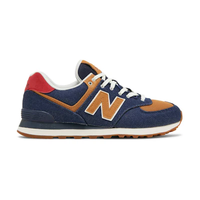 NB 574 'Denim - Pigment Team Red'