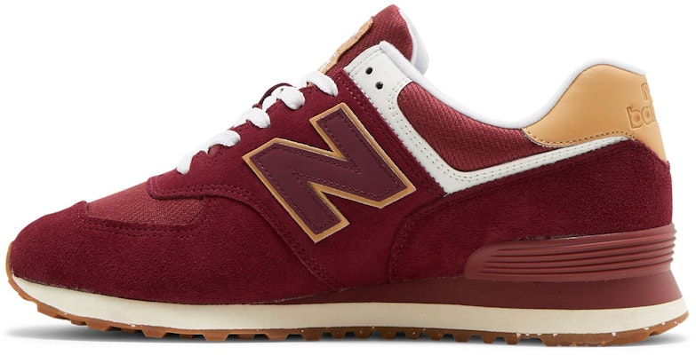 New Balance 574 'Garnet Maple' Merah Maple ML574AD2 Lookbook New Balance 574 'Garnet Maple' Merah Maple ML574AD2
