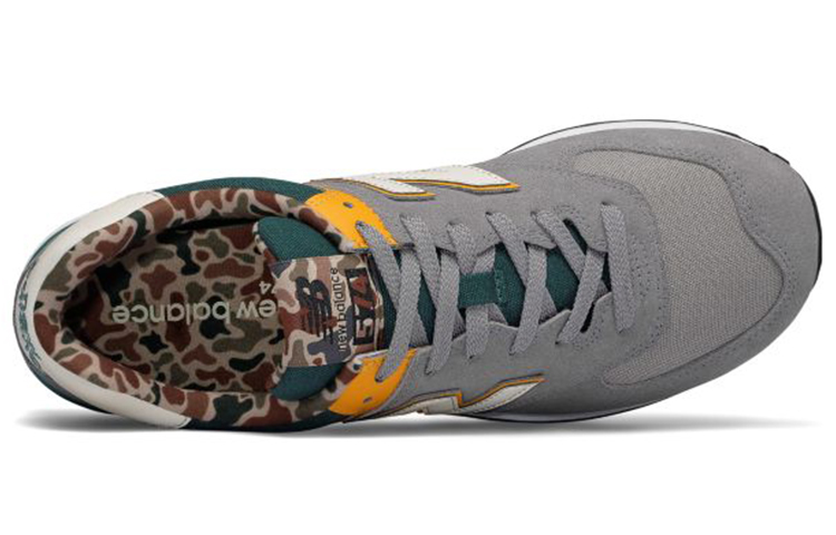 Lookbook New Balance 574 'Kelabu Hijau Kuning' ML574HVE